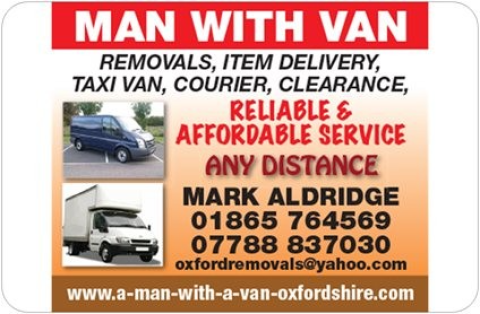 Oxford Removal Van: www.a-man-with-a-van-oxfordshire.com